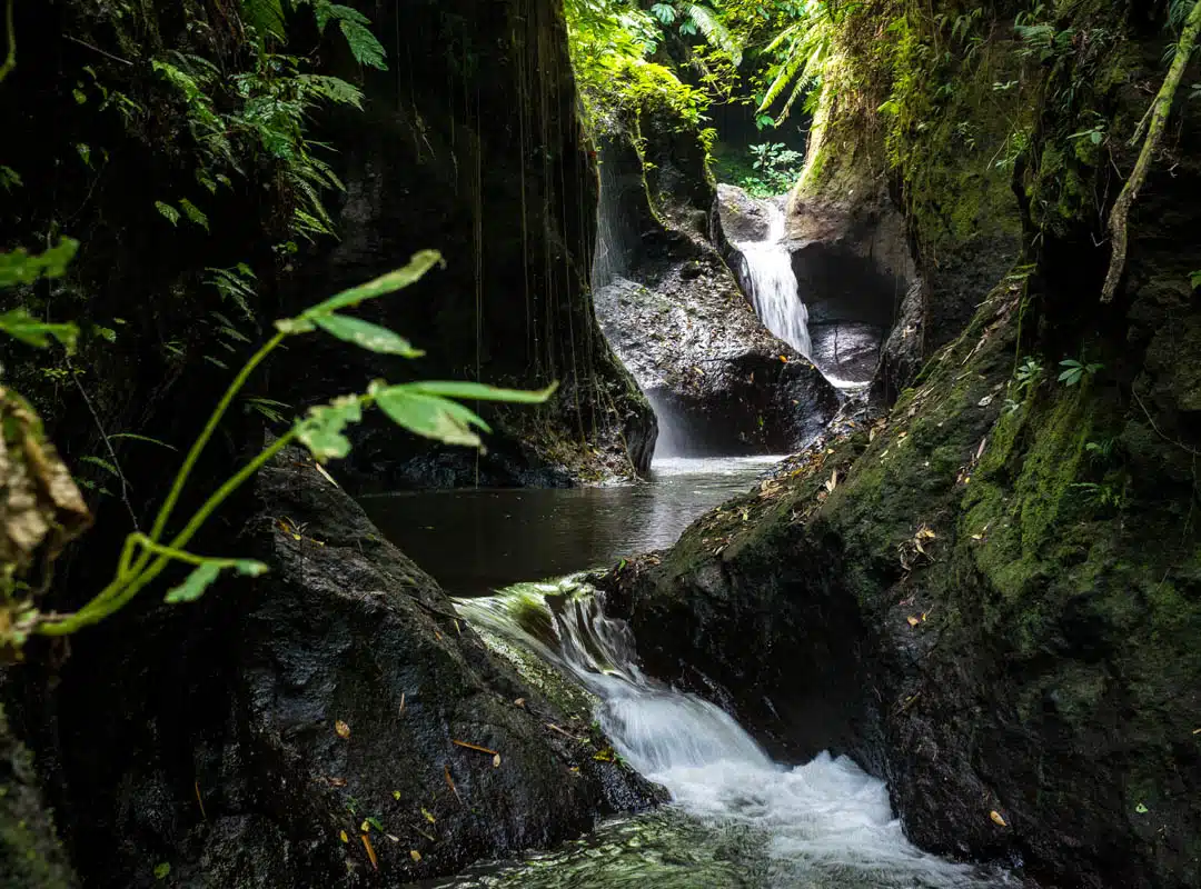 Aling Canyon river crystal clear water North Bali