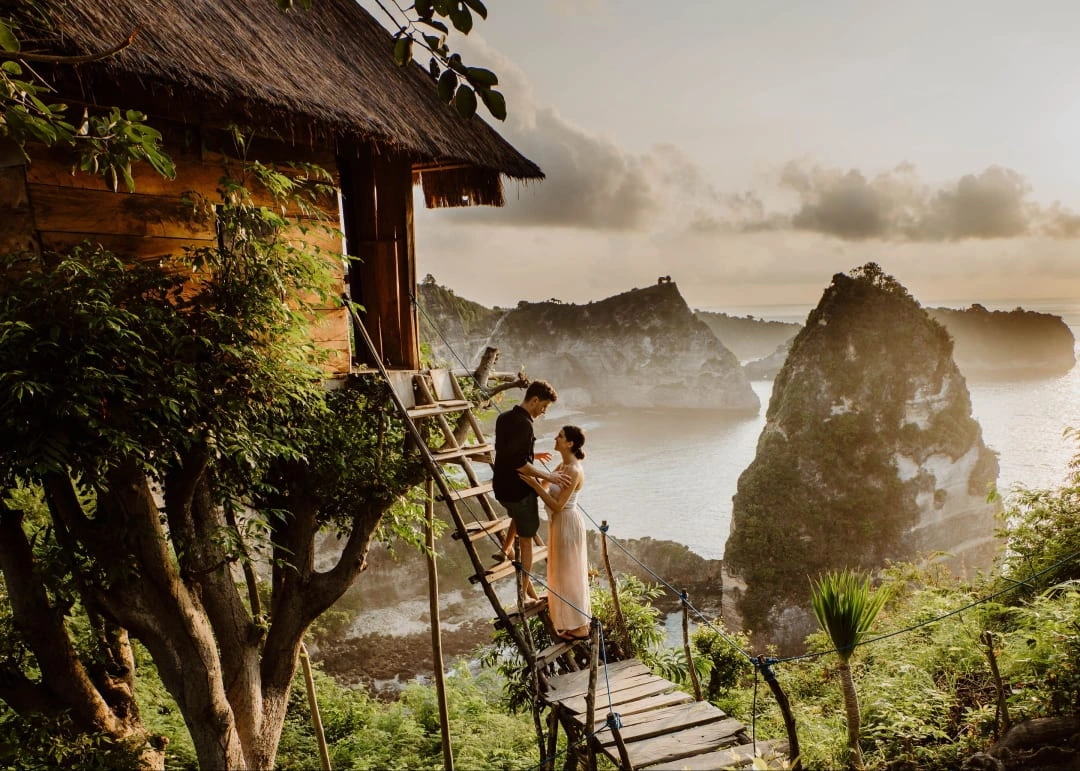 Molenteng Tree House iconic photo spot, Nusa Penida